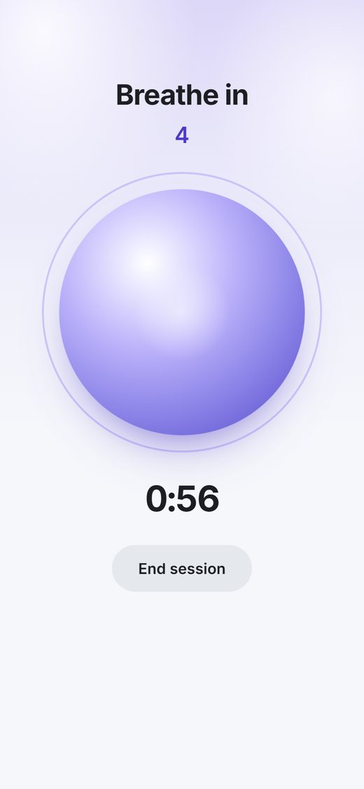 Breathe with the orb
