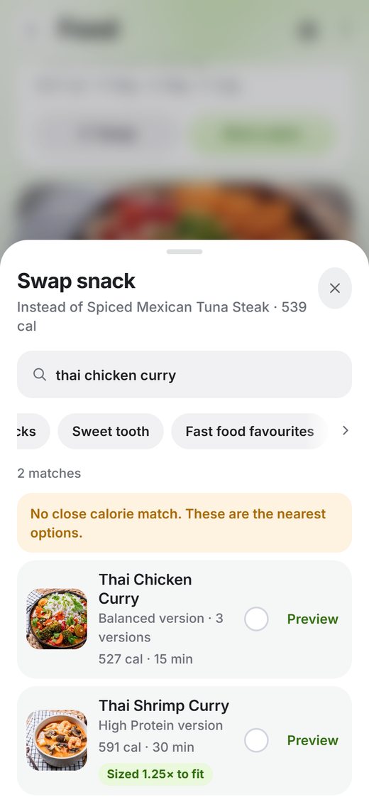 Three curries, one row