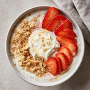 Strawberry Cheesecake Yoghurt Bowl