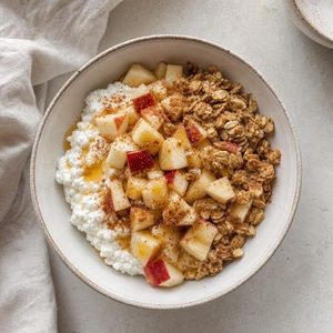 Apple Pie Cottage Cheese Bowl