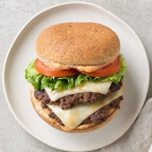 Lean Double Smash Burger