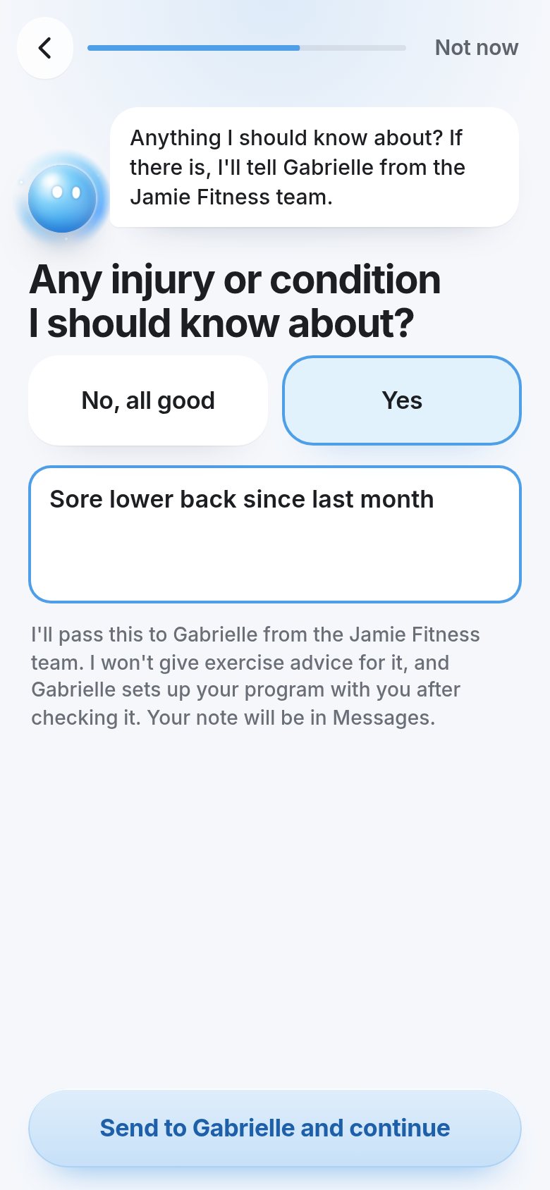 Injury answered yes