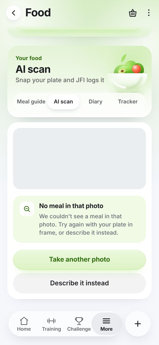 No meal: a calm note, two ways on
